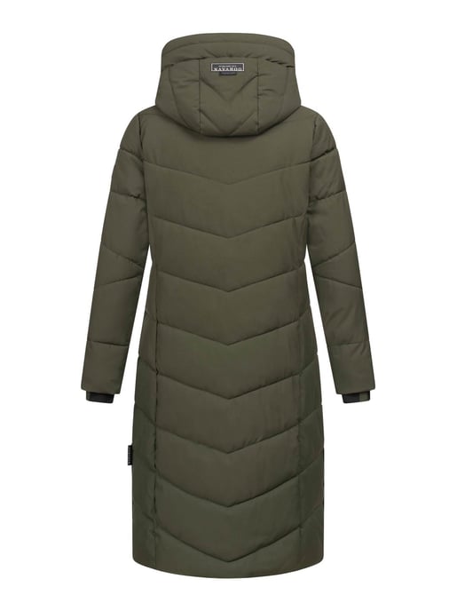 Abrigo acolchado de invierno para mujer Navahoo Smacking Bear - cálido y elegante - Image 4