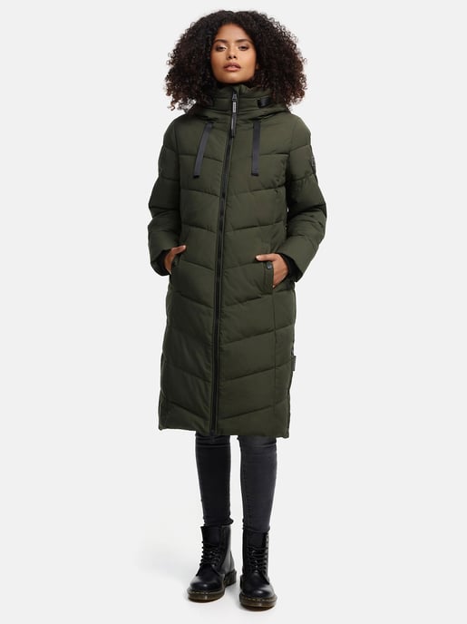 Abrigo acolchado de invierno para mujer Navahoo Smacking Bear - cálido y elegante - Image 6
