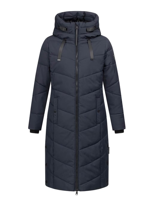 Abrigo acolchado de invierno para mujer Navahoo Smacking Bear - cálido y elegante - Image 1