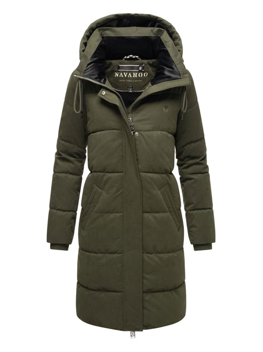 Chaqueta acolchada larga de invierno mujer Navahoo Wintertanz - Image 1