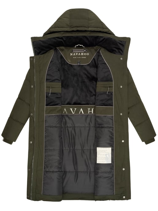 Chaqueta acolchada larga de invierno mujer Navahoo Wintertanz - Image 4