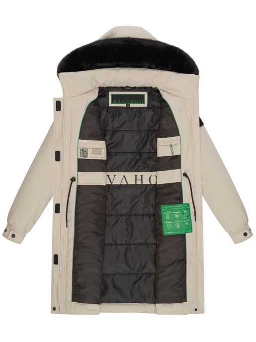 Abrigo Parka de invierno mujer Navahoo Kaltwetterretter con cuello de pelo sintético - Image 6