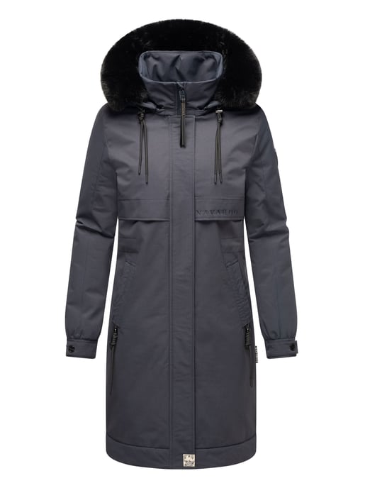 Abrigo Parka de invierno mujer Navahoo Kaltwetterretter con cuello de pelo sintético - Image 2