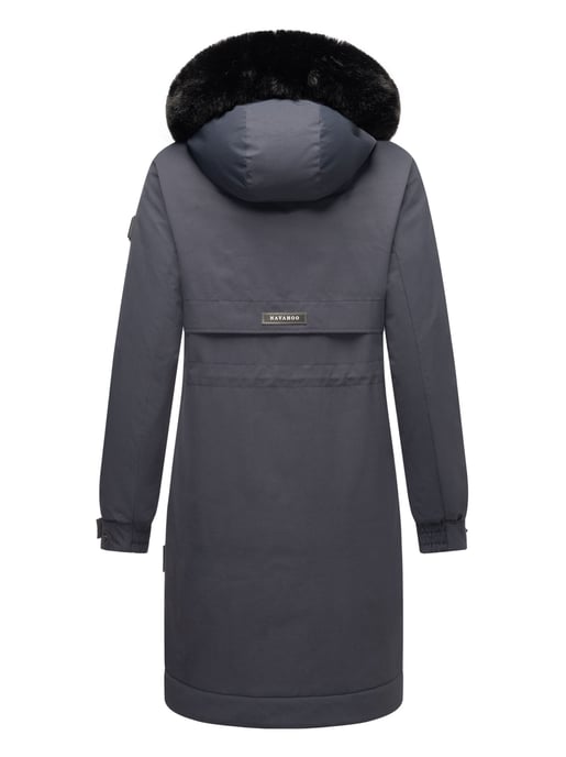 Abrigo Parka de invierno mujer Navahoo Kaltwetterretter con cuello de pelo sintético - Image 5