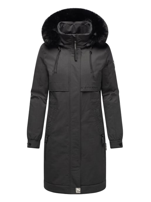 Abrigo Parka de invierno mujer Navahoo Kaltwetterretter con cuello de pelo sintético - Image 2