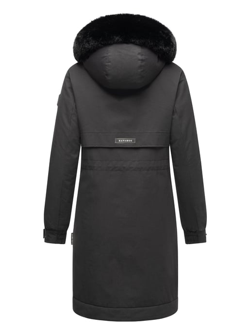Abrigo Parka de invierno mujer Navahoo Kaltwetterretter con cuello de pelo sintético - Image 5