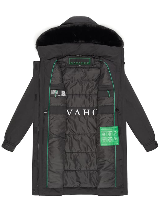 Abrigo Parka de invierno mujer Navahoo Kaltwetterretter con cuello de pelo sintético - Image 6