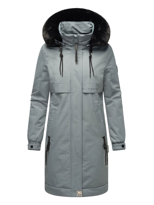 Abrigo Parka de invierno mujer Navahoo Kaltwetterretter con cuello de pelo sintético - Image 2