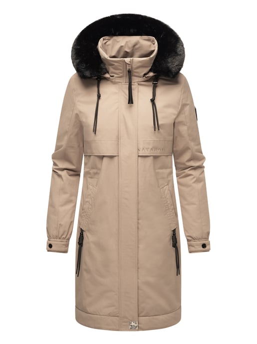 Abrigo Parka de invierno mujer Navahoo Kaltwetterretter con cuello de pelo sintético - Image 2