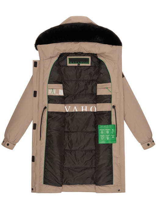 Abrigo Parka de invierno mujer Navahoo Kaltwetterretter con cuello de pelo sintético - Image 6