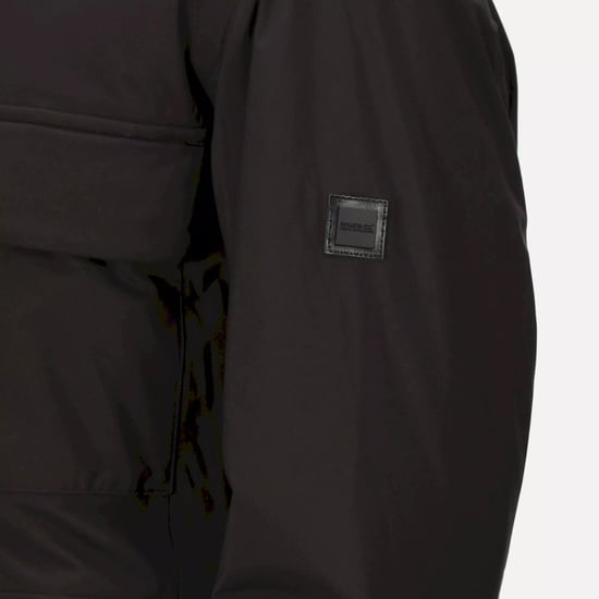 Regatta Mens Raylan Waterproof Jacket (Black) - Image 6