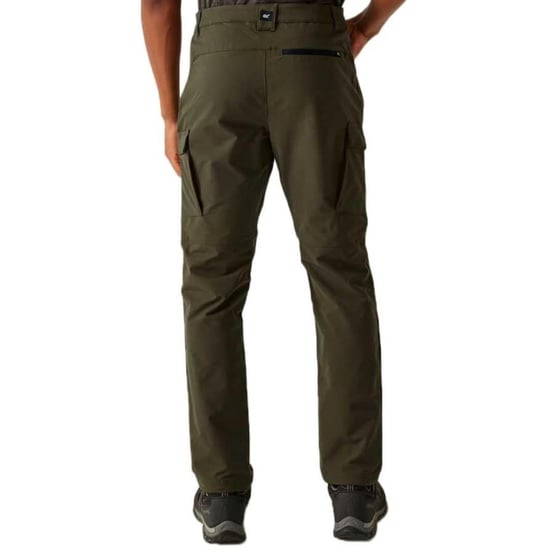 Regatta Mens Questra Cargo Trousers (Dark Khaki) - Image 3