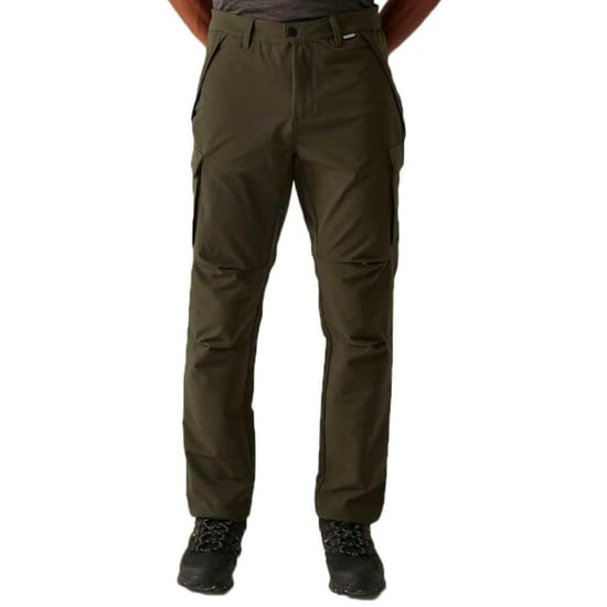 Regatta Mens Questra Cargo Trousers (Dark Khaki) - Image 4