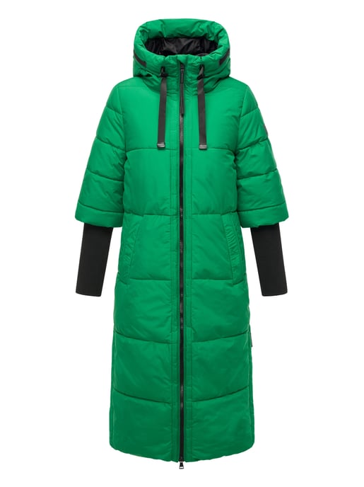 Chaqueta acolchada para mujer Navahoo Ciao Meow – Extra larga y cálida - Image 2