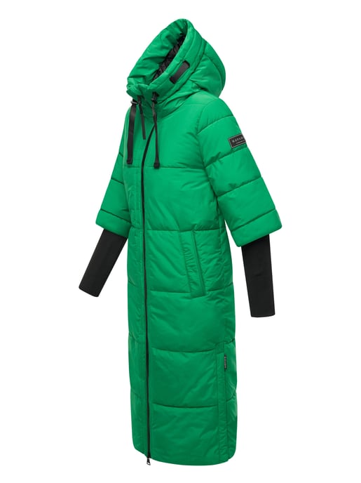 Chaqueta acolchada para mujer Navahoo Ciao Meow – Extra larga y cálida - Image 3