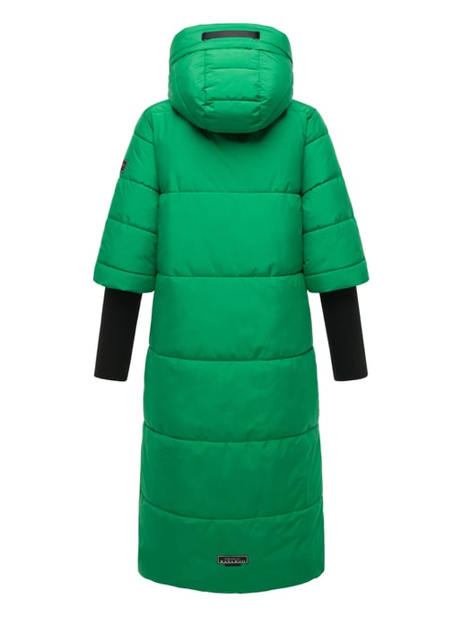 Chaqueta acolchada para mujer Navahoo Ciao Meow – Extra larga y cálida - Image 4