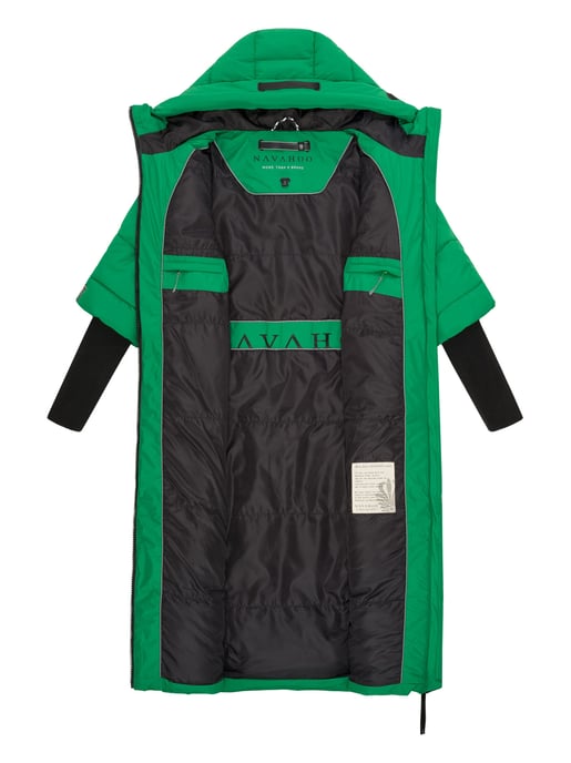 Chaqueta acolchada para mujer Navahoo Ciao Meow – Extra larga y cálida - Image 5
