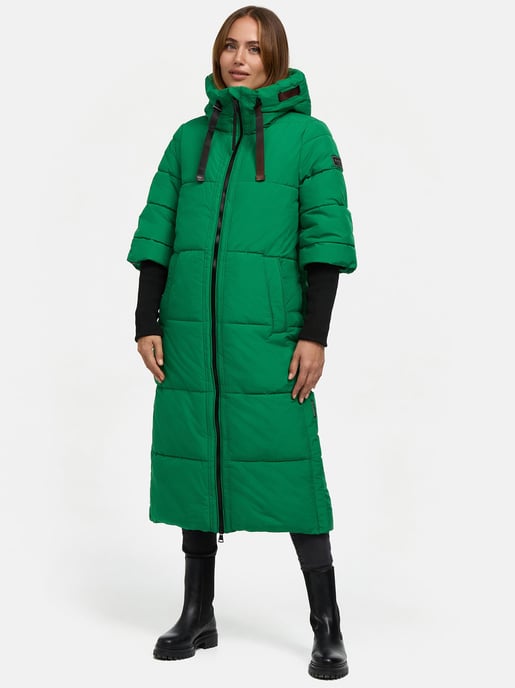 Chaqueta acolchada para mujer Navahoo Ciao Meow – Extra larga y cálida - Image 6