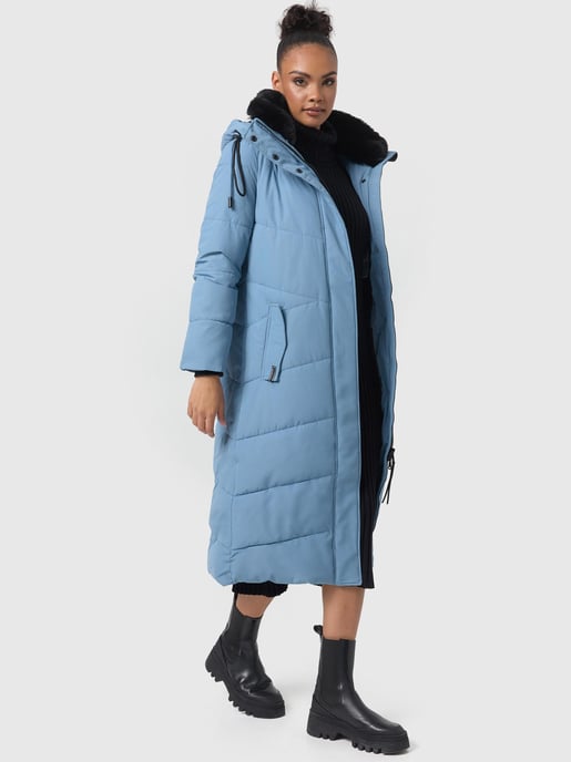 Navahoo abrigo de invierno acolchado para mujer Hingucker – Largo & Cálido - Image 3