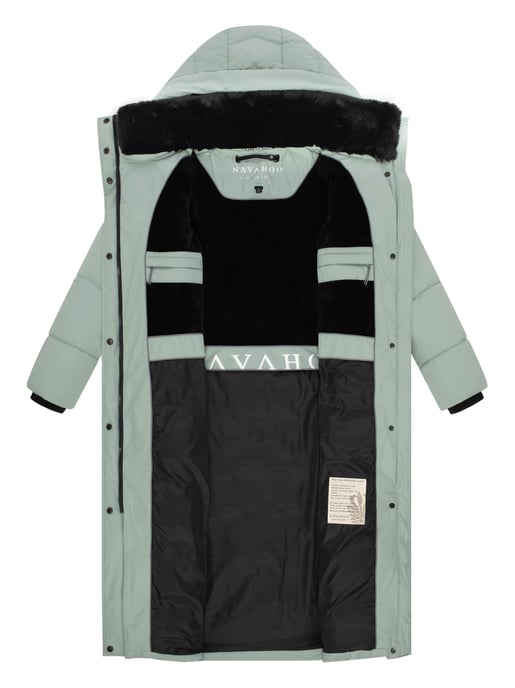 Navahoo abrigo de invierno acolchado para mujer Hingucker – Largo & Cálido - Image 5