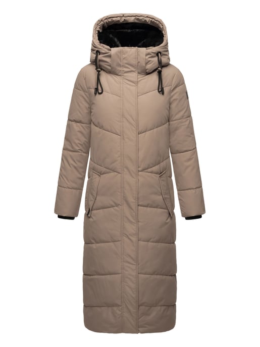 Navahoo abrigo de invierno acolchado para mujer Hingucker – Largo & Cálido - Image 2