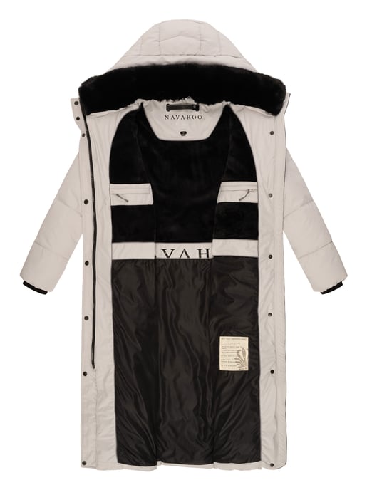 Navahoo abrigo de invierno acolchado para mujer Hingucker – Largo & Cálido - Image 5