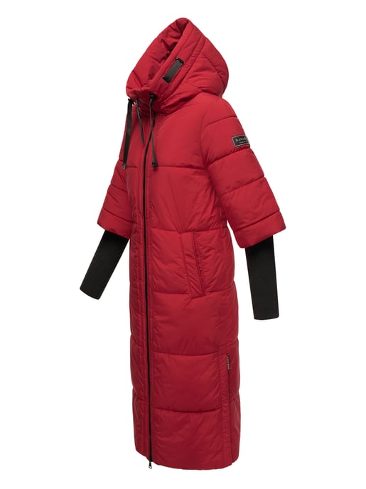 Chaqueta acolchada para mujer Navahoo Ciao Meow – Extra larga y cálida - Image 3