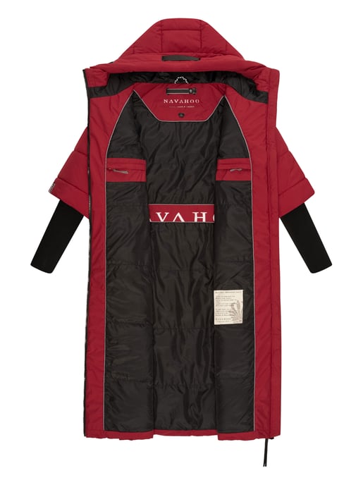 Chaqueta acolchada para mujer Navahoo Ciao Meow – Extra larga y cálida - Image 5