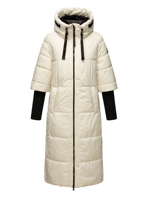 Chaqueta acolchada para mujer Navahoo Ciao Meow – Extra larga y cálida - Image 2