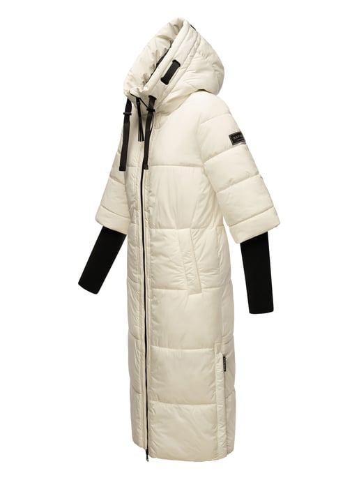 Chaqueta acolchada para mujer Navahoo Ciao Meow – Extra larga y cálida - Image 3