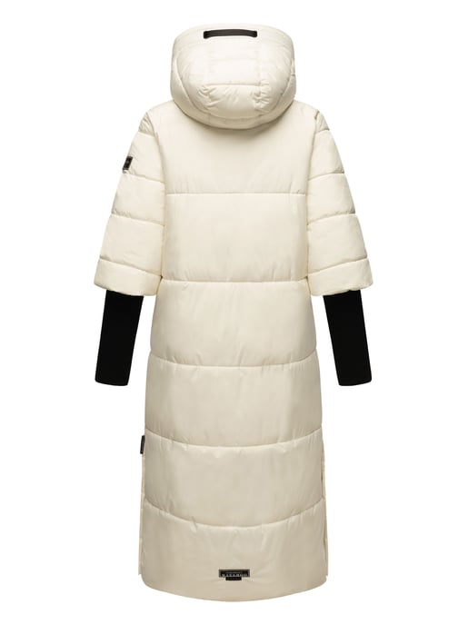 Chaqueta acolchada para mujer Navahoo Ciao Meow – Extra larga y cálida - Image 4
