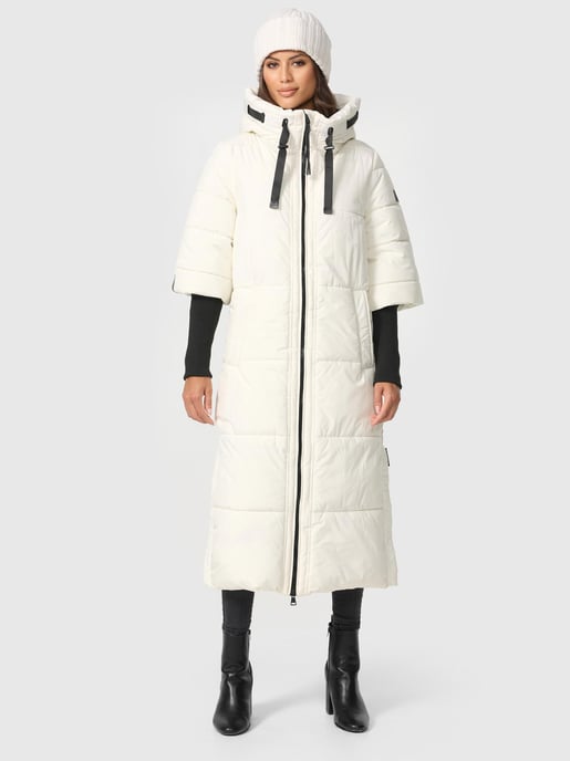 Chaqueta acolchada para mujer Navahoo Ciao Meow – Extra larga y cálida - Image 6