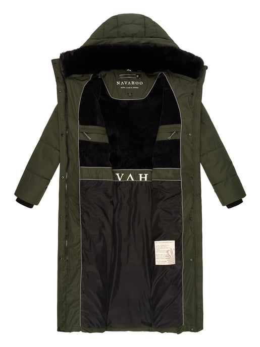 Navahoo abrigo de invierno acolchado para mujer Hingucker – Largo & Cálido - Image 5