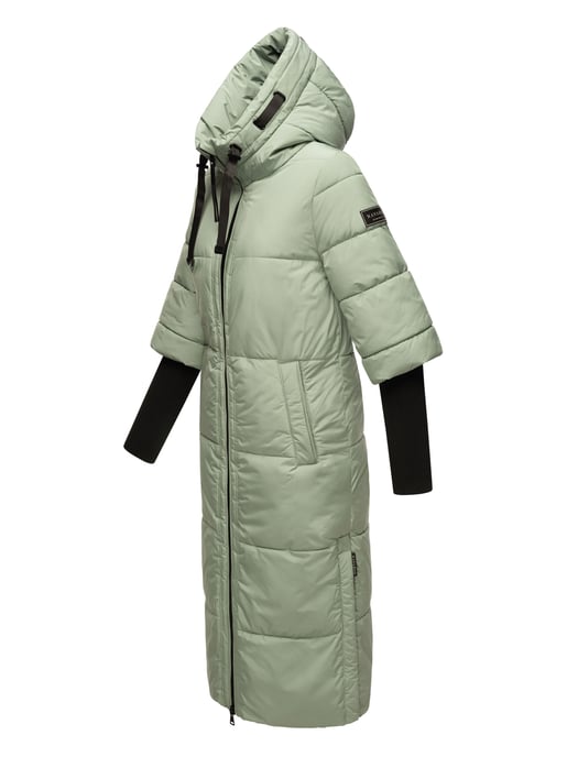 Chaqueta acolchada para mujer Navahoo Ciao Meow – Extra larga y cálida - Image 3