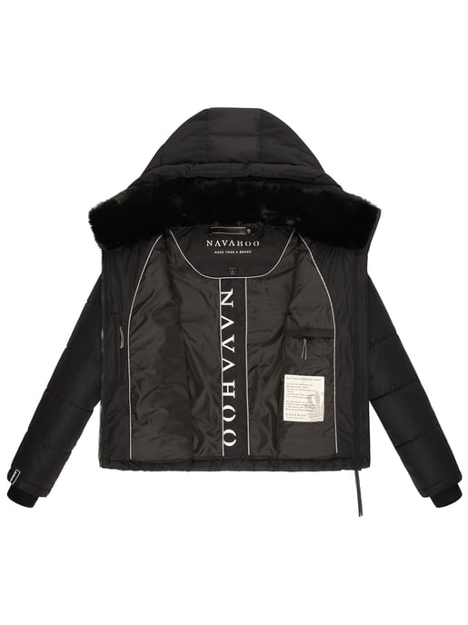 Chaqueta acolchada para mujer Navahoo con amor: corta y elegante - Image 5