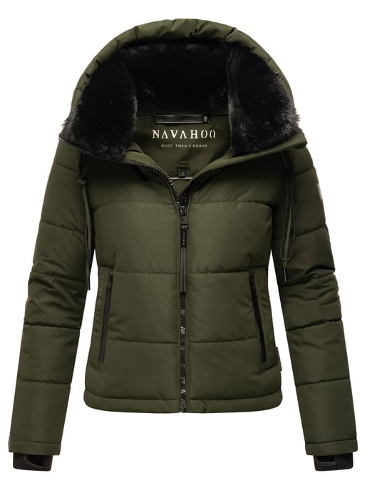 Chaqueta acolchada para mujer Navahoo con amor: corta y elegante - Image 1