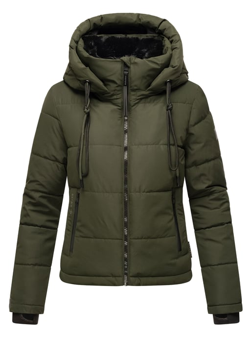 Chaqueta acolchada para mujer Navahoo con amor: corta y elegante - Image 2