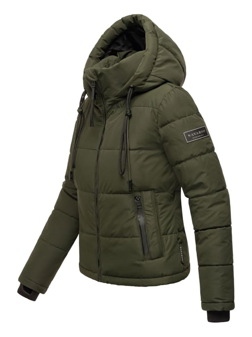 Chaqueta acolchada para mujer Navahoo con amor: corta y elegante - Image 3