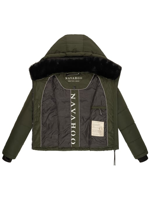 Chaqueta acolchada para mujer Navahoo con amor: corta y elegante - Image 5