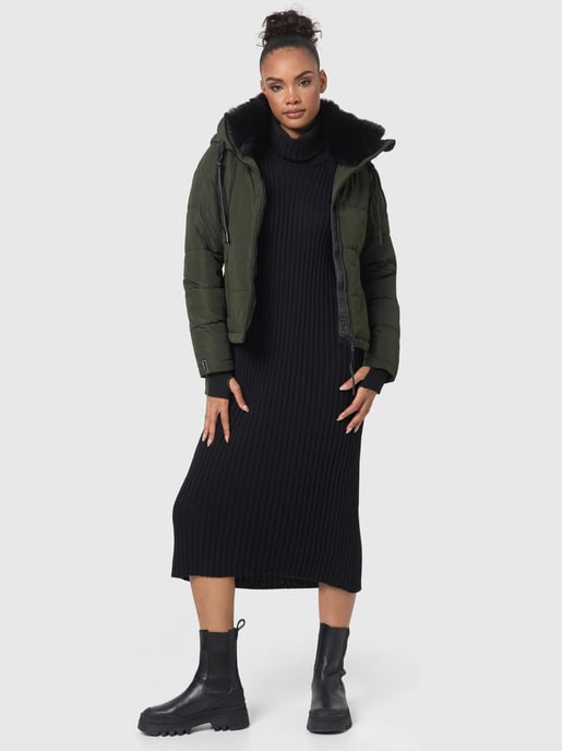 Chaqueta acolchada para mujer Navahoo con amor: corta y elegante - Image 6