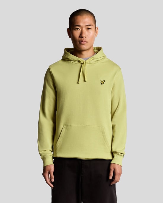 Sudadera de algodón con bucle Lyle & Scott - Amarillo - Image 1