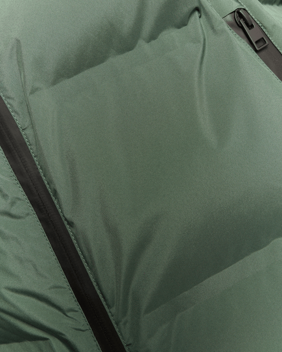 Chaleco acolchado con capucha de gran peso Lyle & Scott - Verde - Image 5