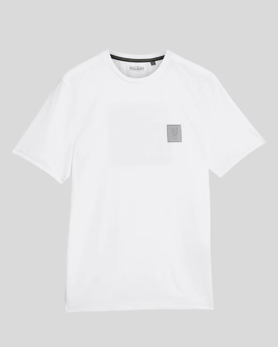 Camiseta Deportiva con Logo Tonal Lyle & Scott - Blanca - Image 5