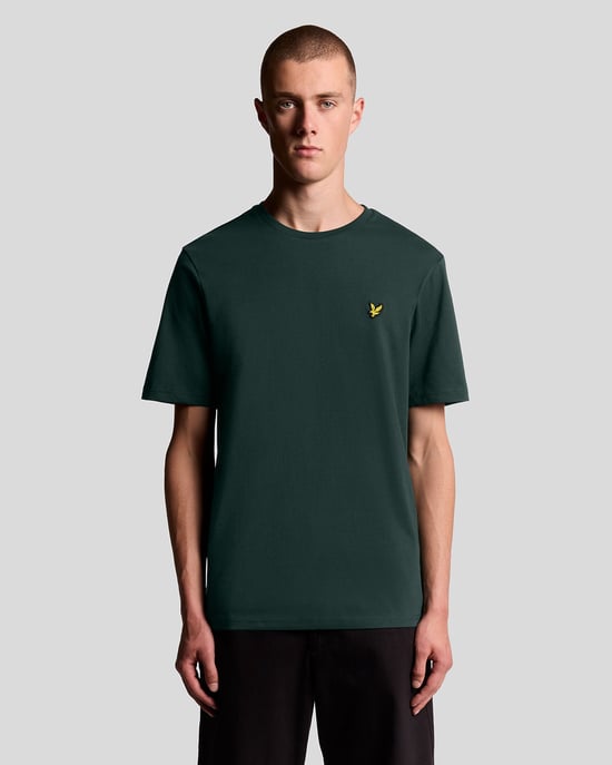 Camiseta de Cuello Redondo de Algodón Lyle & Scott - Verde - Image 1