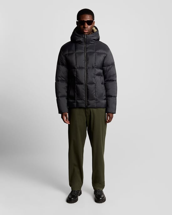 Chaqueta Puffer de Cuadrado Cocoon Lyle & Scott - Negra - Image 2