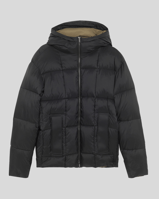 Chaqueta Puffer de Cuadrado Cocoon Lyle & Scott - Negra - Image 5
