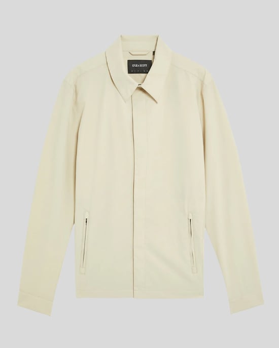 Camisa Overshirt de Nailon Resistente al Agua Lyle & Scott - Gris - Image 5