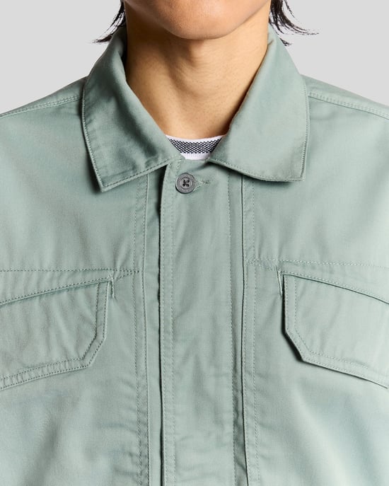 Camisa con cierre completo y múltiples bolsillos Lyle & Scott - Azul - Image 3