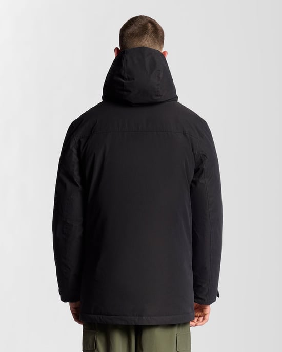 Parka con Capucha de Gran Peso Lyle & Scott - Negra - Image 4