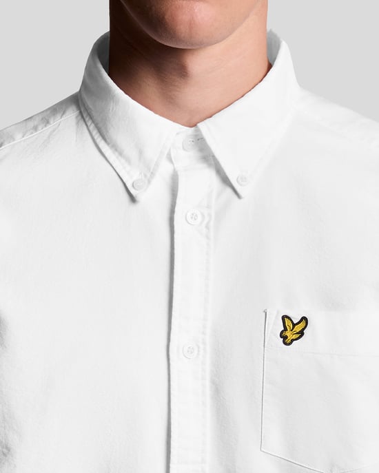Camisa blanca de manga larga de Lyle & Scott - Image 3